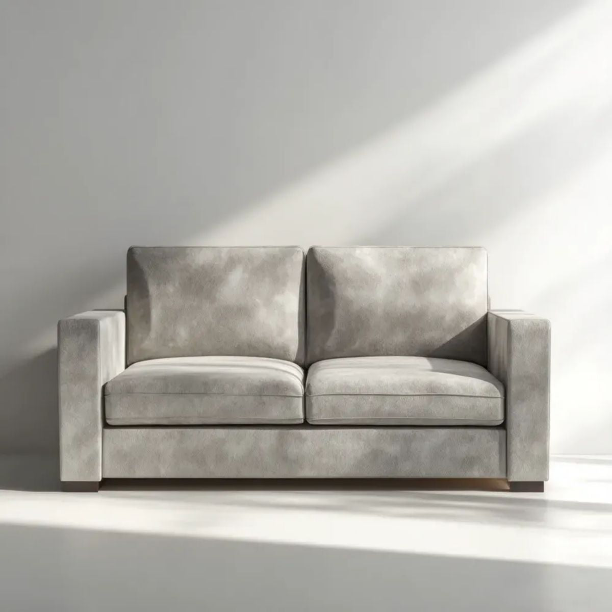 Sofa, 2 kwadraty kwadratowe prostokątna sofa w kwadratowej szarej, 160 x 88 x 85 cm