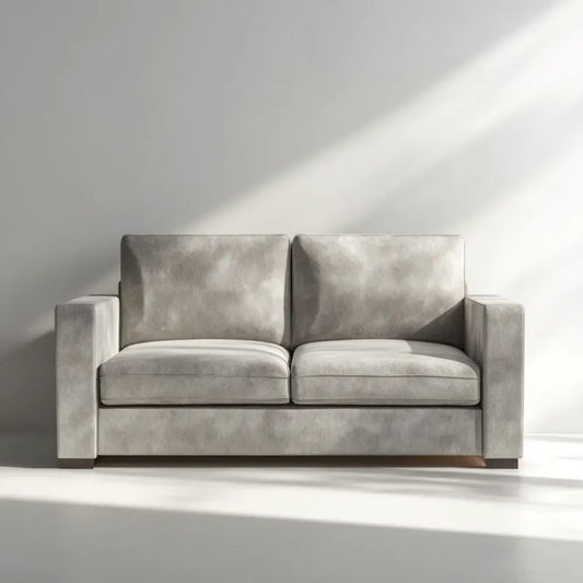 Sofa, 2 kwadraty kwadratowe prostokątna sofa w kwadratowej szarej, 160 x 88 x 85 cm