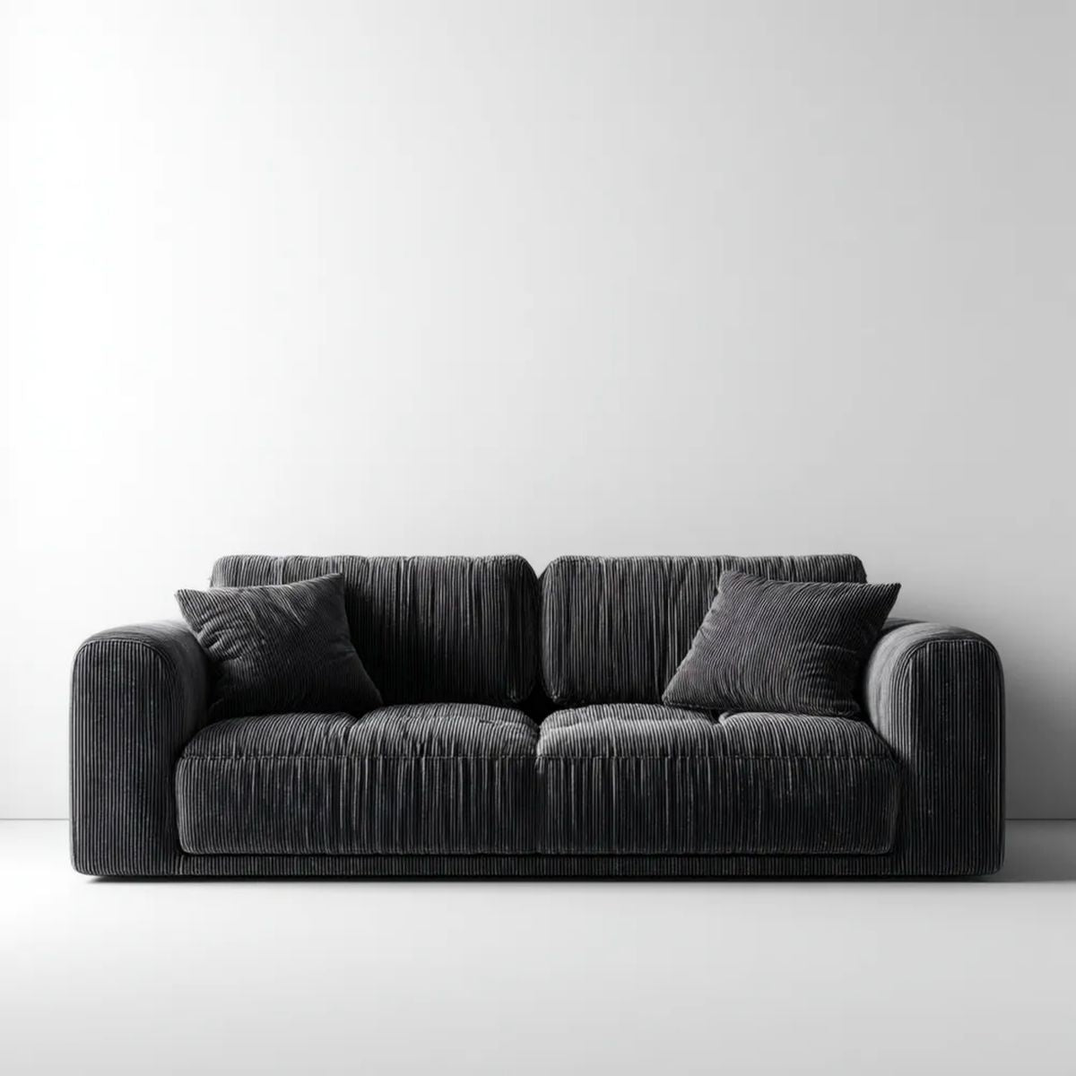 Sofa, 2-osobowa fotelik solarny szary antracyt w poliestrze żeliwo wiklinowe 180 x 90 x 78 cm